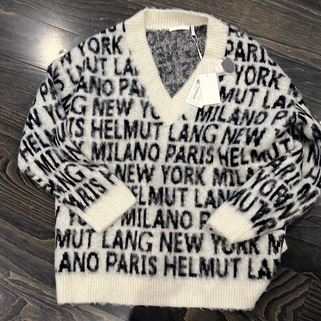 Helmut Lang Luxury Wool X Alpaca Sweater